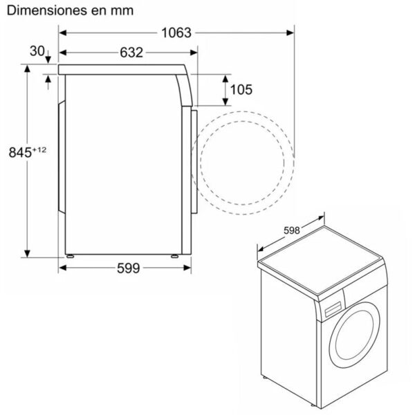 LAVADORA BOSCH 8KG - Imagen 2