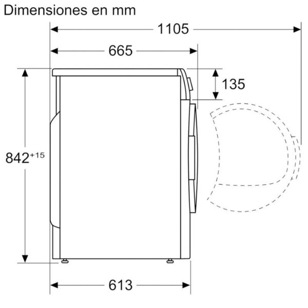 Secadora Bosch 8Kg - Imagen 2